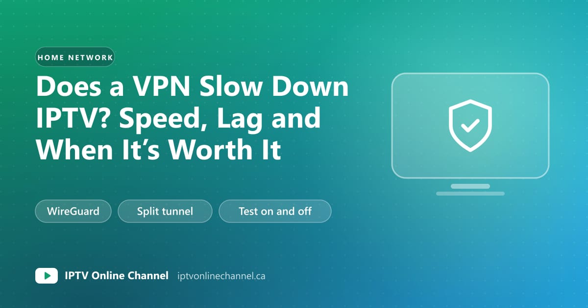 Cover graphic showing a shield over a TV signal, with labels for WireGuard, split tunnelling and testing on and off